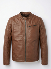 Brown Cow Leather Jacket